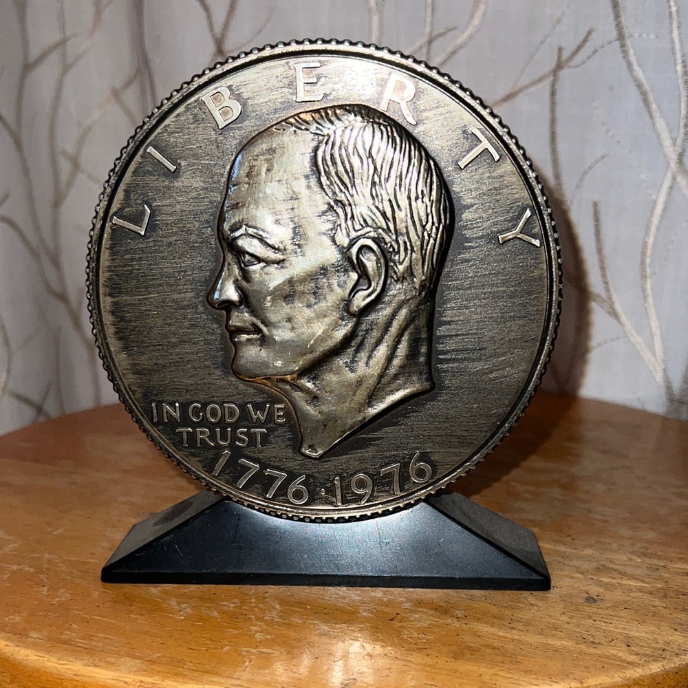 Vintage Liberty Coin Art Decor
